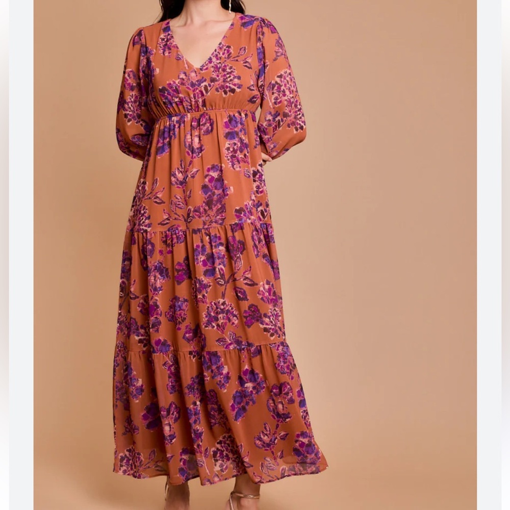 Women’s Gili floral maxi dress